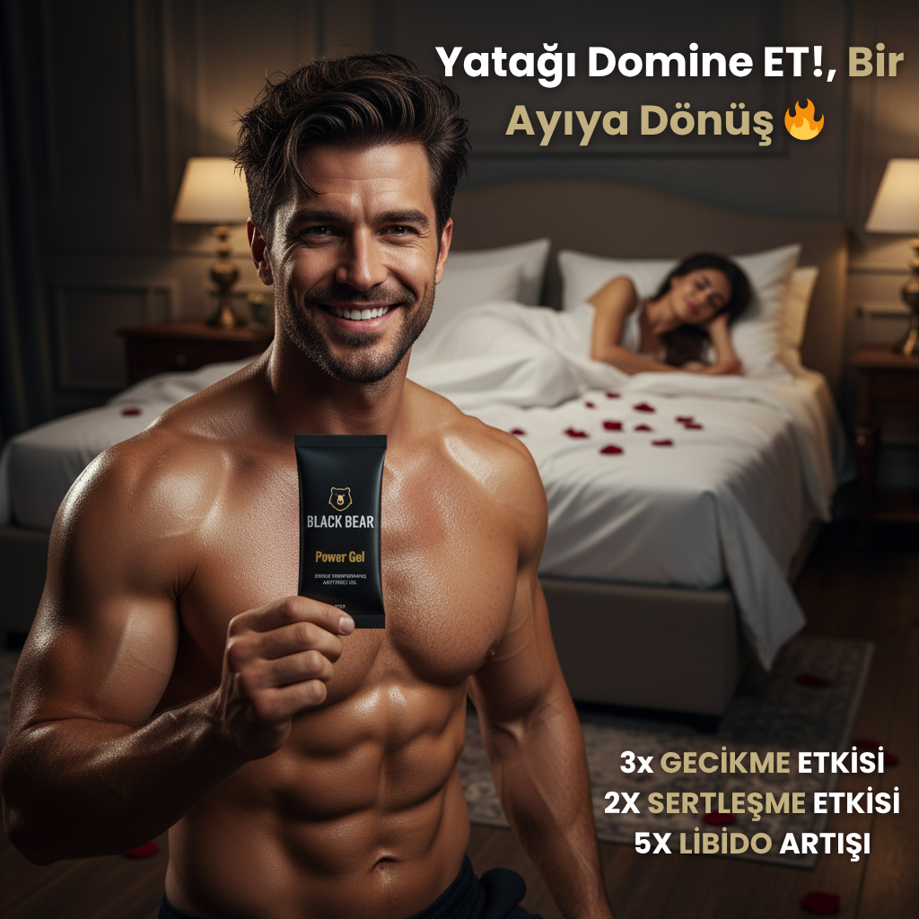 Black Bear Doğal Testosteron ve Performans Arttırıcı Jel